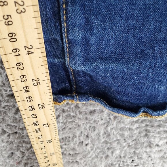 Old Navy Jeans Womens 6 Petite Blue O.G. Loose Stretch Denim - Picture 6 of 9